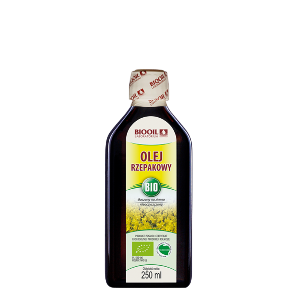 Olej rzepakowy BIO 250 ml