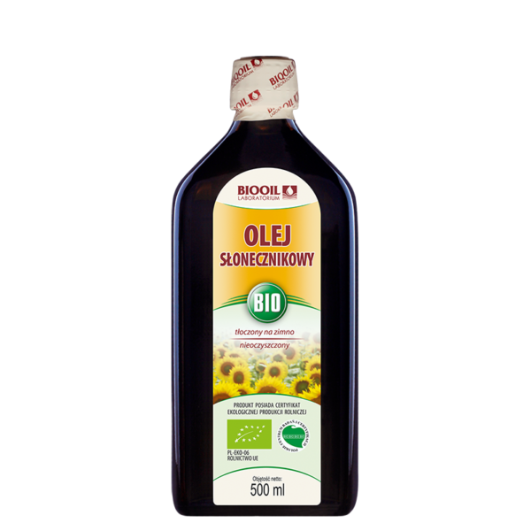 Olej słonecznikowy BIO 500 ml